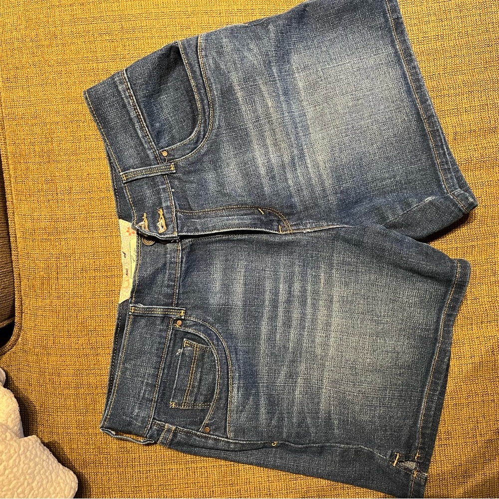 Levi's Dark Blue Denim Shorts